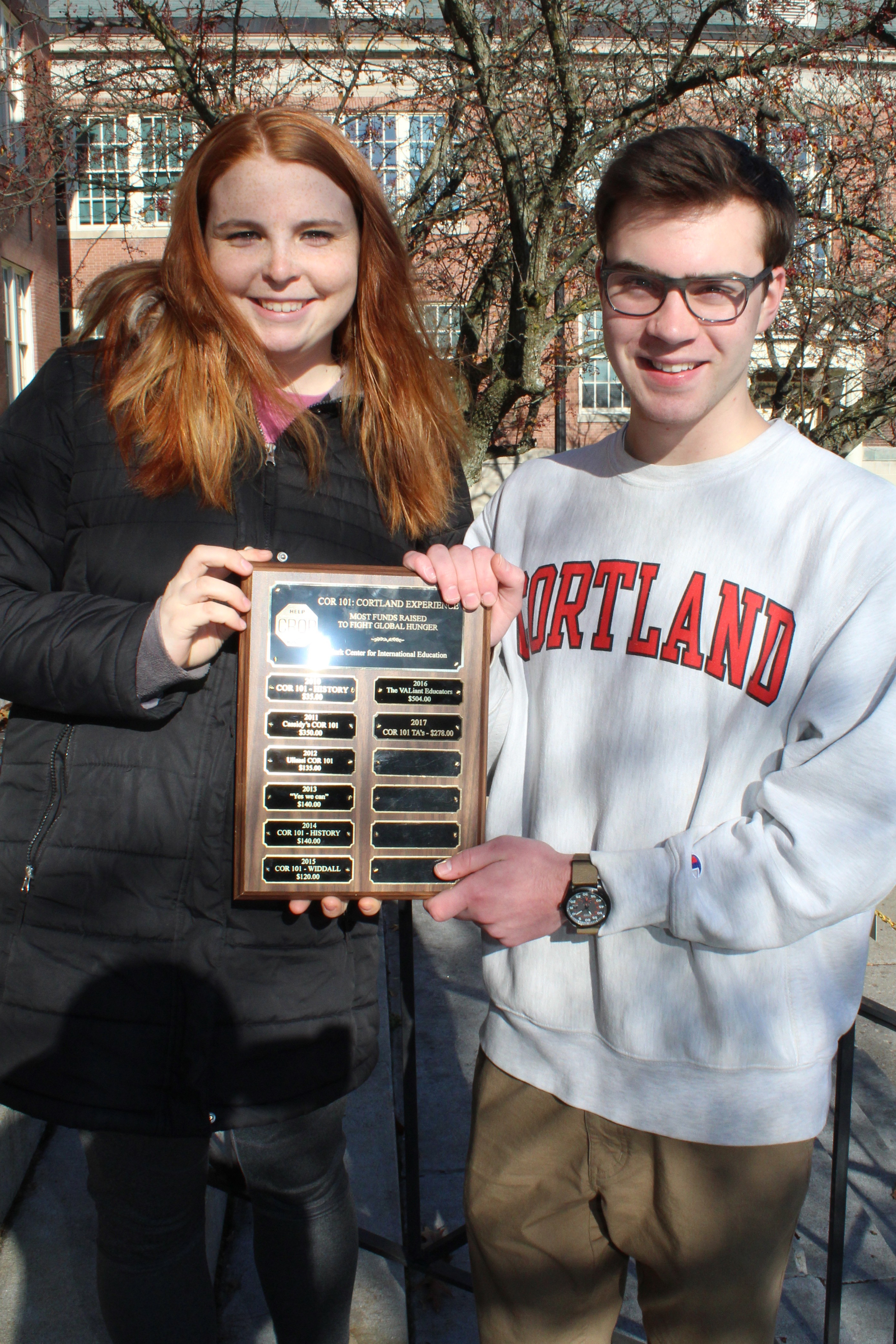 CROP walk teaching assistant winners